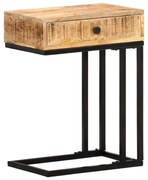 vidaXL Mesa de apoio formato em U 45x30x61 cm mangueira maciça
