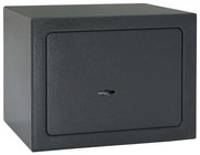 vidaXL Cofre com bloqueio Cinzento escuro 23 x 17 x 17 cm Aço