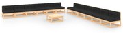 vidaXL 13 pcs conjunto lounge de jardim c/ almofadões pinho maciço