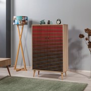 Armário Multiuso Multibox – Carvalho Sonoma – 80x127x36 cm