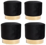 Pack 4 Bancos Tassel - Preto