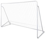 90572 vidaXL Conj. de balizas de futebol aço de alta qualidade 240x90x150 cm