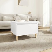 vidaXL Mesa de apoio 50x46x35 cm derivados de madeira branco