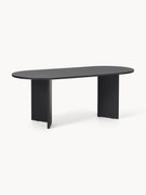 Mesa de jantar oval em madeira Toni, vários tamanhos