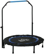 Trampolim Fitness Ø102 Trampolim Dobrável com Pega Ajustável em 4 Níve