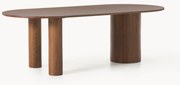 Mesa de jantar oval em madeira de carvalho Dunia, vários tamanhos