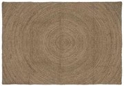 vidaXL Tapetes de área Retangular Cinzeto 120 x 170 cm Juta