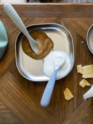 Lote de 2 colheres ergonómicas 1ª idade BEABA verde