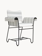 Cadeira de jantar para jardim com franjas Tropique