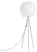 Candeeiro de pé romântico branco - Feather Moderno