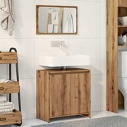 2 pcs móveis de casa de banho deriv. madeira carvalho artisiano