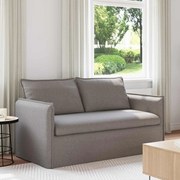 vidaXL Sofá Cinzento-acastanhado 156 x 82 x 85 cm tecido