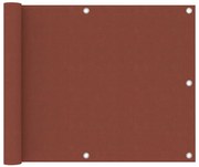 Tela de varanda 75x300 cm tecido Oxford terracota