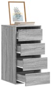 vidaXL Cómoda 40x41x76 cm derivados de madeira cinzento sonoma