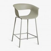 Banco Alto De Jardim Alanys Em Polipropileno E Ferro Verde Sálvia & ↑65 Cm - Sklum