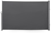Outsunny Toldo Lateral Retrátil 300x180cm Cinza para Privacidade | Aosom Portugal
