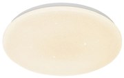 Candeeiro de teto inteligente branco 38 cm efeito estrela incl. LED com comando remoto - Extrema Moderno