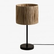 Candeeiro De Mesa Em Ferro E Papel Casandra Natural - Sklum