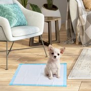 100 unidades de almofadas de xixi extra grandes para cães com superabsorção e à prova de vazamentos
