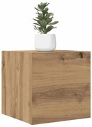 vidaXL Móvel de TV de parede 2 pcs 30,5x30x30 cm carvalho artisiano