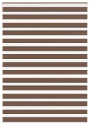 vidaXL Cortina de zebra 160x230 cm largura do tecido 155,9cm poliéster