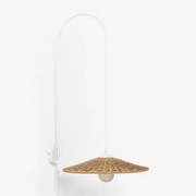 Luminária De Parede Externa Sopant Feita De Ferro E Rattan Sintético Branco & ↑100 Cm - Sklum