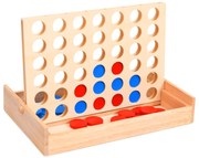 vidaXL Jogo 4 em linha 24x15x4 cm madeira maciça