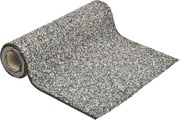 vidaXL Revestimento de pedra 1000x60 cm cinzento