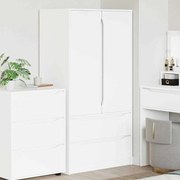 vidaXL Armário de Banheiro com gaveta Manual Branco 79,5 x 49 x 156 cm