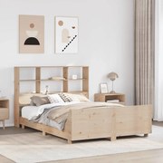 vidaXL Cama sem colchão 150x200 cm madeira de pinho maciça