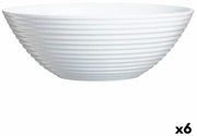 Saladeira Luminarc Harena Branco Vidro (ø 27,3 cm) (6 Unidades)