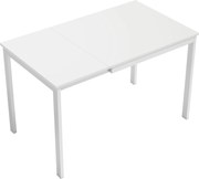 HOMCOM Mesa de Jantar Extensível 80-120 cm para 4-6 Pessoas Mesa de Cozinha que Economiza Espaço com Função Extensível Simples Natural | Aosom Portugal