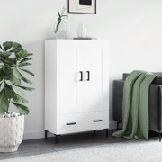 vidaXL Aparador alto 69,5x31x115 cm derivados de madeira branco