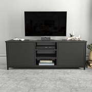 Móvel TV Otis – Preto Antracite – 140 cm x 35,3 cm x 50,8 cm
