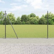 Cerca Hexagonal vidaXL Cinza 1.4x10 m Aço