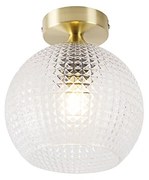 Candeeiro de teto Art Déco latão - SPHERE Art Deco