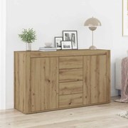 Buffet vidaXL Carvalho Artesanal Madeira engenheirada 120 x 36 x 69 cm