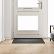 vidaXL Runner de Carpete Cinza Escuro 100 x 100 cm 100% Polipropileno