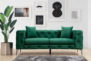 Sofá de 2 Lugares Como – Verde – 197 cm x 70 cm x 90 cm