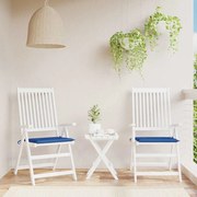 vidaXL Almofadões p/ cadeiras jardim 2 pcs 50x50x4 cm oxford azul real