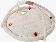 Tapete de atividades evolutivo, com arcos e rebordo, da BABYLON vermelho