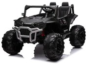 Carro elétrico para Crianças 24V 2 Lugares HONDA 4x4 Off-Road Vehicle Rodas de espuma EVA, Assento Couro Preto