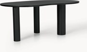 Mesa de jantar em madeira de carvalho de forma orgânica Naruto, vários tamanhos
