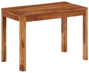 vidaXL Mesa de jantar acácia maciça c/ acabamento a mel 110x60x76cm