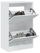 vidaXL Sapateira 60x34x63,5 cm derivados de madeira branco