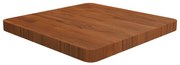 vidaXL Tampo mesa quadrado 50x50x4 cm carvalho tratado castanho-escuro