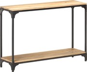 vidaXL Mesa consola 110x30x75 cm madeira de mangueira maciça