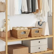 vidaXL Cestos de Armazenamento 2 pcs Natural 38 x 28 x 15 cm