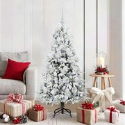 vidaXL Árvore de Natal Articulada Artificial Branco 150 cm PE e PVC