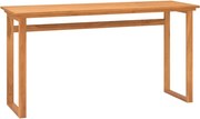 vidaXL Secretária 120x45x75 madeira de teca maciça